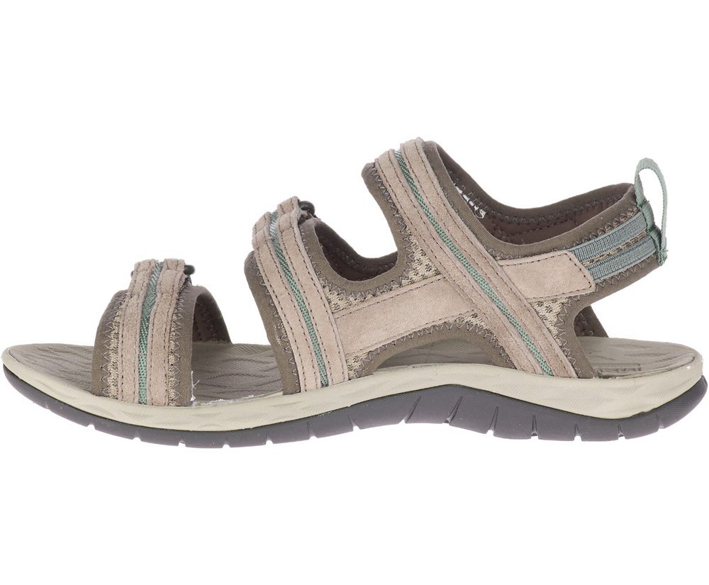 Merrell Sandals Grey - Siren 2 Strap - Womens 57SQUGWCY